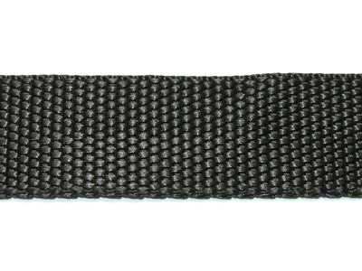 RETON Nylon Webbing Strap, 1 1/4 Inch Black Nylon Heavy Webbing