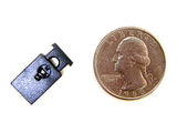 P604 Mini Flat Rectangle Cord Lock 1/8 Inch