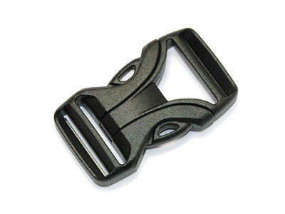 Side Release Buckles - Black Plastic