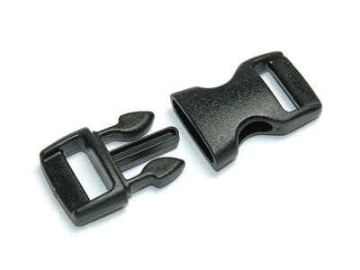 POM-Buckle Plastic Black 15 mm (5/8)