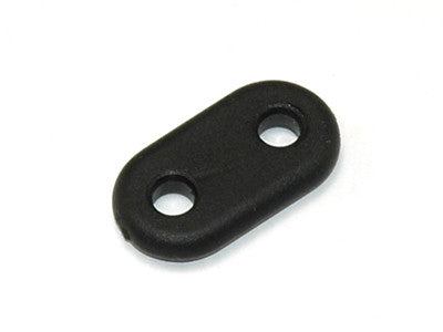 PS001 2 Hole Flat Soft Cord Lock 1/8 Inch